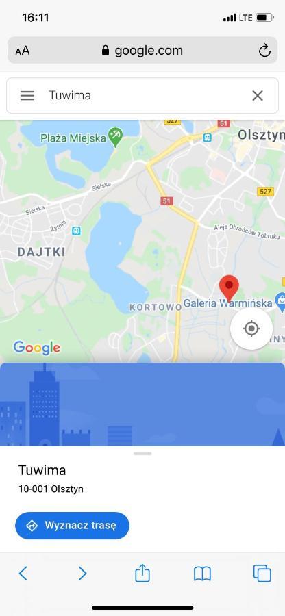 奥尔什丁Apartament Przystan Calamo公寓 外观 照片